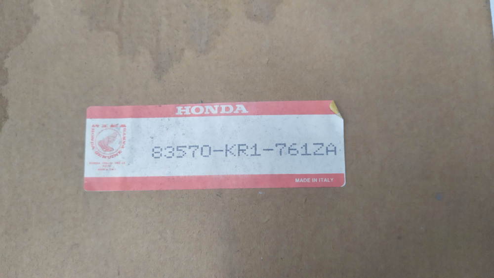 fiancata posteriore dx argento honda ns 125 f