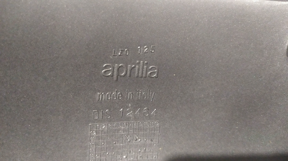cupolino manubrio antracite aprilia leonardo 125 modello ´96