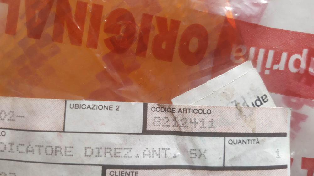 vetro indicatore direz.ant. sx cev 387