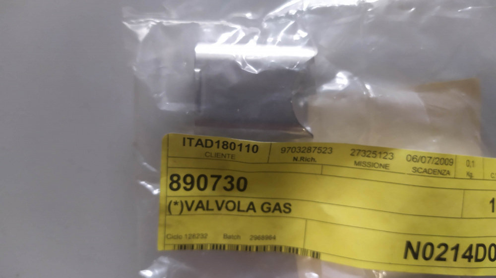 valvola gas